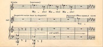 tosca partition