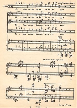 tosca partition