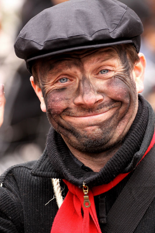 Un ramoneur savoyard au carnaval