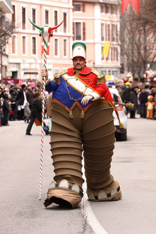 Le maitre de crmonie au carnaval de Chambry