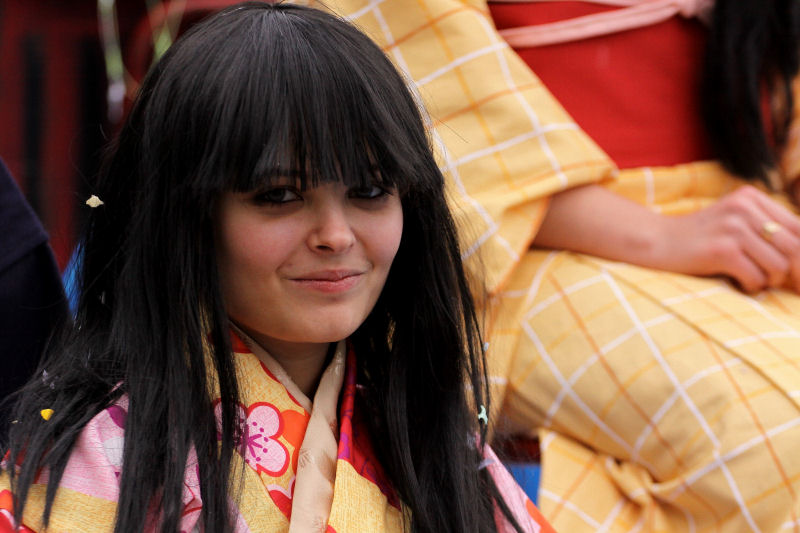 Le costume japonais tait l'invit du carnaval