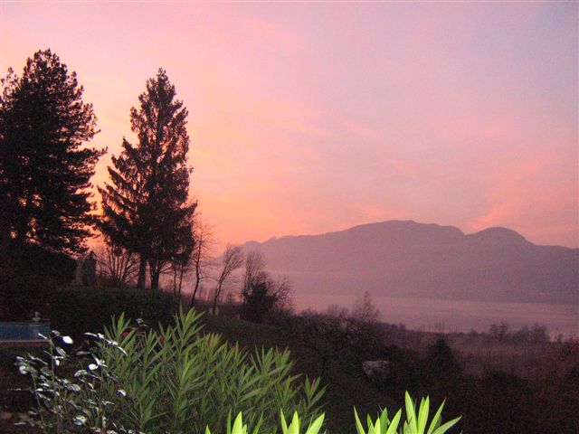 lac du Bourget en automne