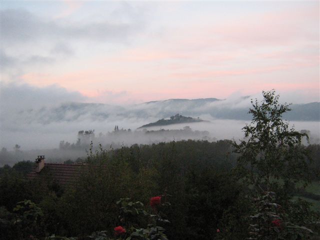 Le lac du Bourget, matin d'automne