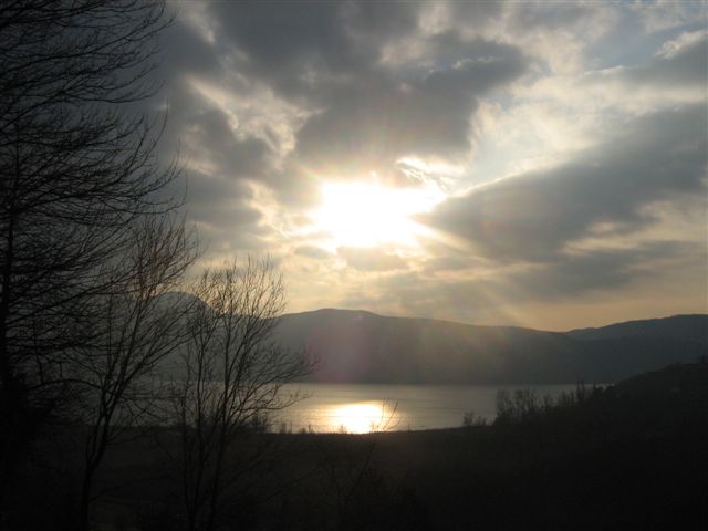 Le lac du Bourget - solstice d'hiver (2)