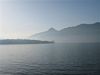 lac du bourget dans la brume