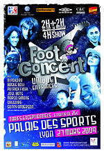 foot concert lyon halle tony garnier