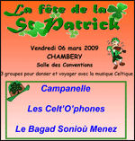 nuit celtique saint patrick chambery