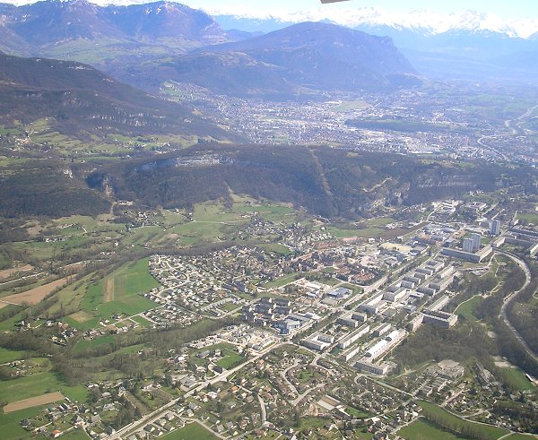 Chambery le Haut - Saint Alban Leysse - photo vue du ciel