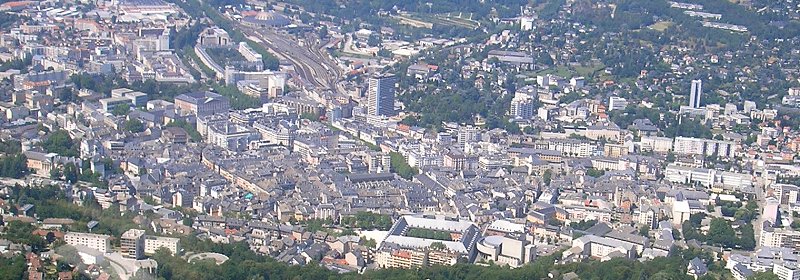 Chambery Centre ville - photo vue du ciel