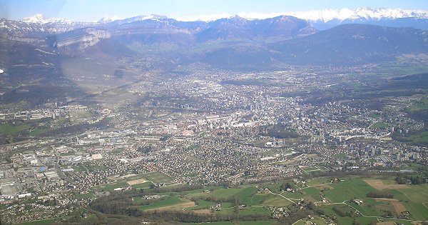 Chambery - photo vue du ciel