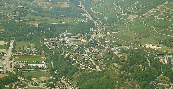 Montmelian - photo vue du ciel