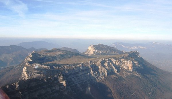 Le Plateau du Granier - photo vue du ciel