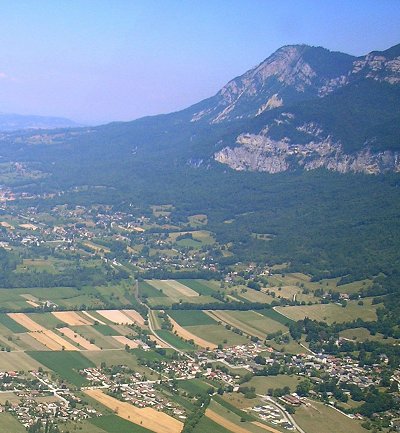 Mery et le Revard - photo vue du ciel